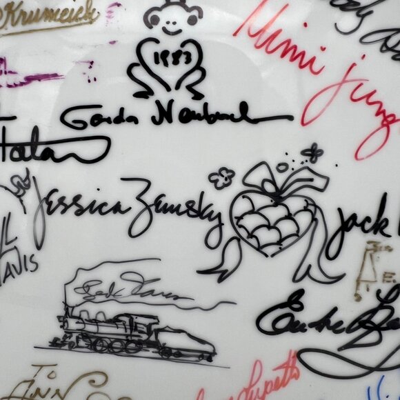 1983 Collectible Plate Convention Artist Signed Porcelain Plate Feb 26-27 Rare - Picture 5 of 8